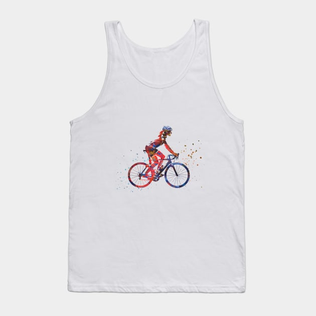 Road cycling Tank Top by RosaliArt